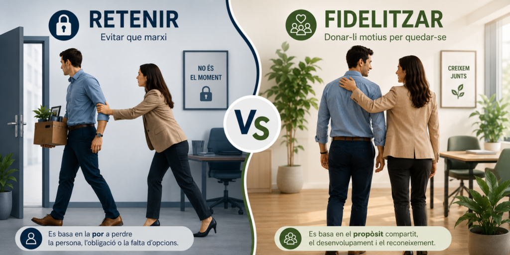 fidelització vs retecnió del client