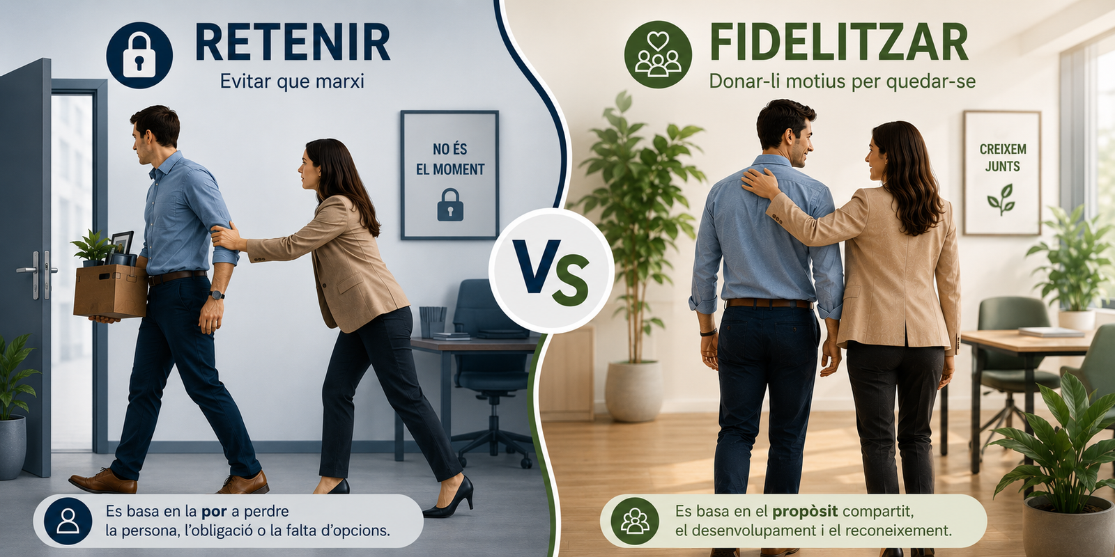 fidelització vs retecnió del client